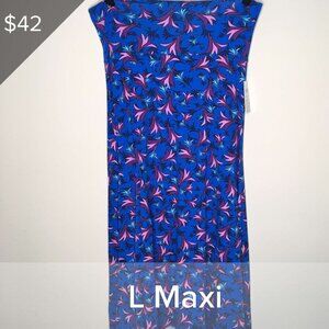 LuLaRoe Maxi L NWT multicolored